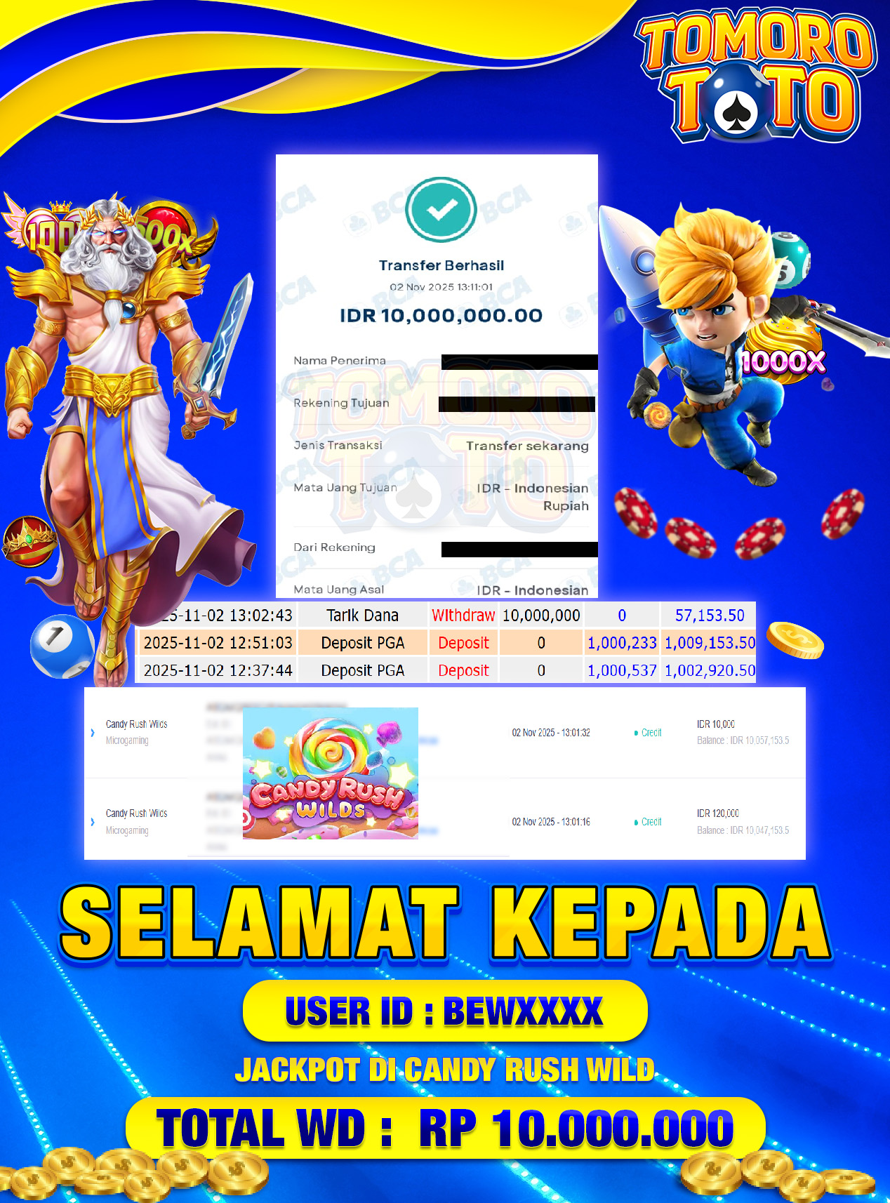 BUKTI JP TOMOROTOTO 02 NOVEMBER 2025