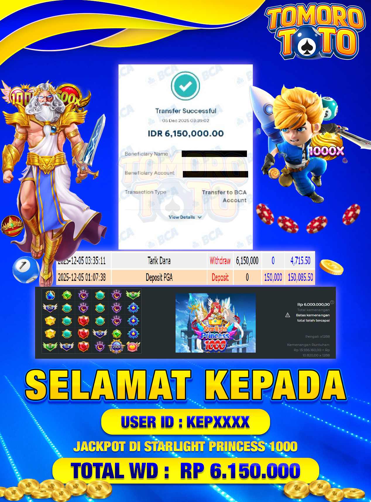 BUKTI JP TOMOROTOTO 05 DESEMBER 2025