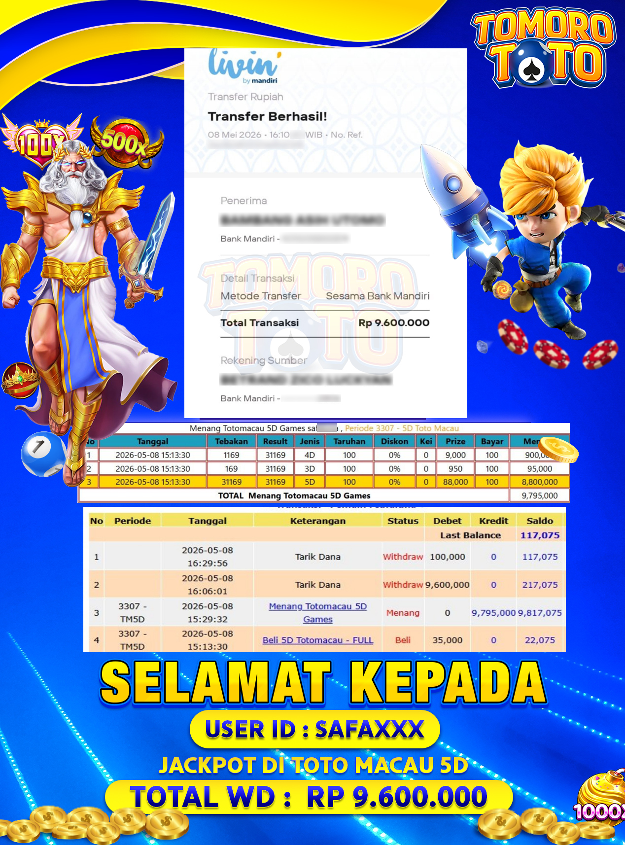 BUKTI JP TOMOROTOTO 08 MAY 2026